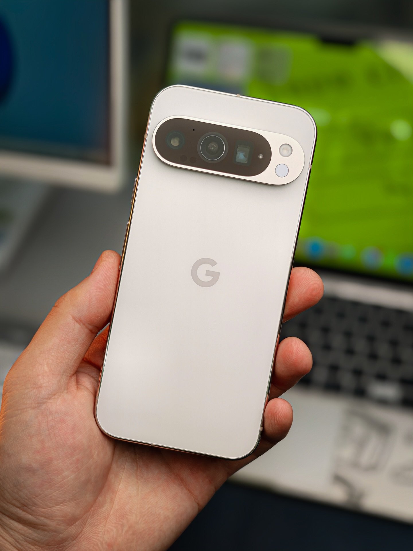 pixelbek.kg-20260203-0411 Google Pixel 9 Pro – 16GB / 128GB Porcelain (Used, Perfect Condition, US) - Image 1